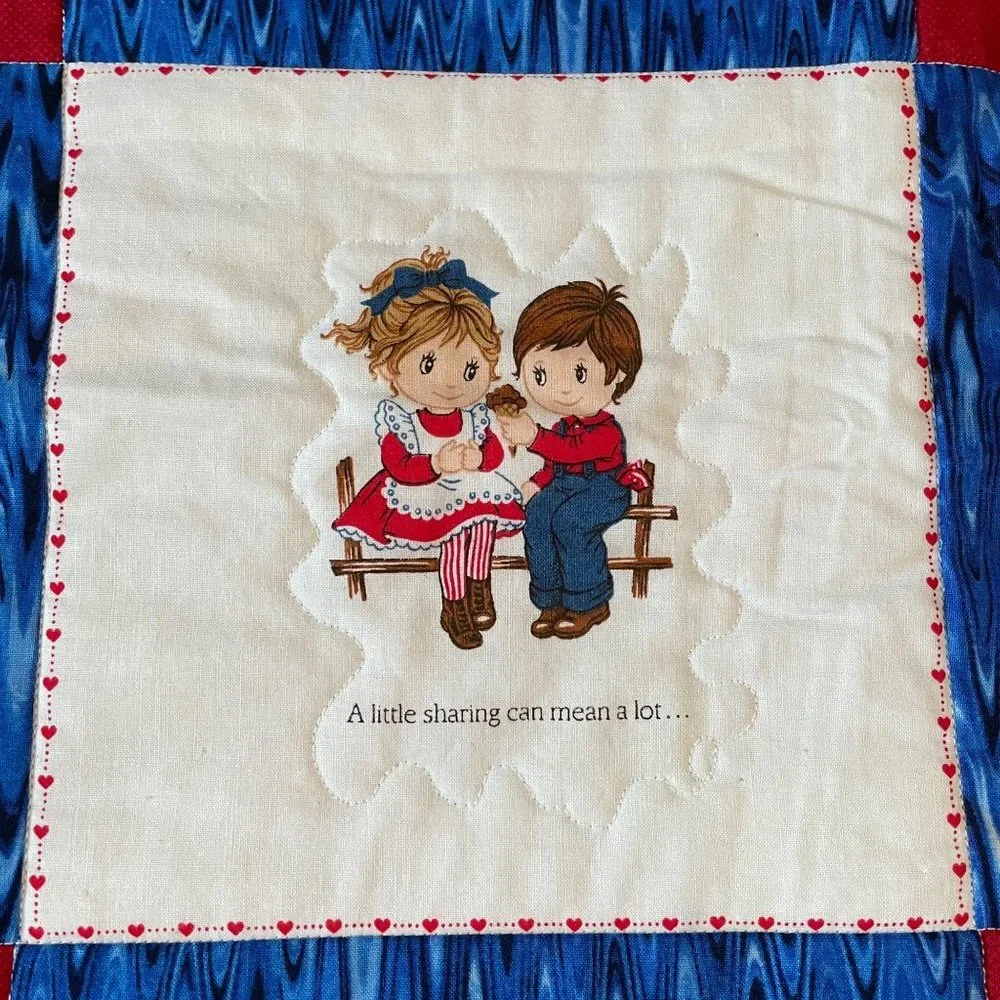 Handmade Quilt Little Boy & Girl Baby Crib Nursery Play Mat Activity Blanket